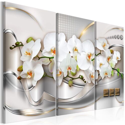 Tableau Imprimé "Blooming Orchids I" 60 x 90 cm