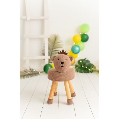 Chaise Yogui 100% coton marron