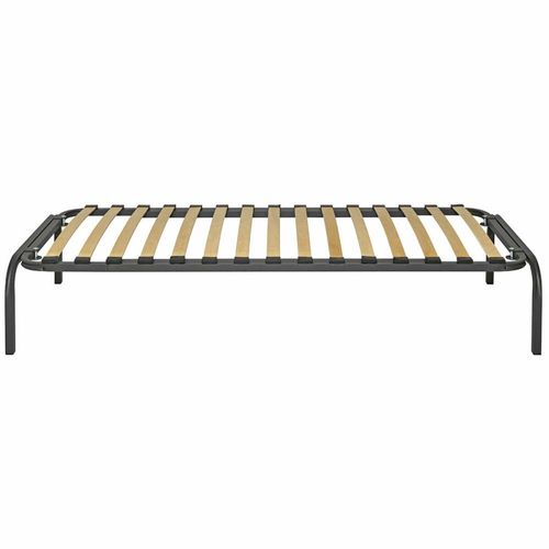 Pack sommier supérieur avec matelas metal gris 80x190 cm