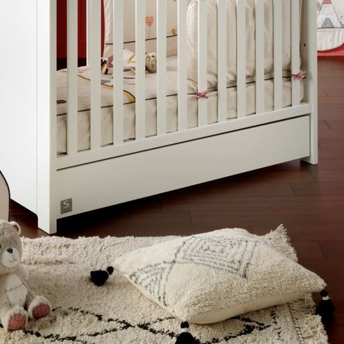 Tiroir De Lit Bébé En Bois
