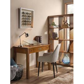 Bureau En Bois Marron L 110 Cm