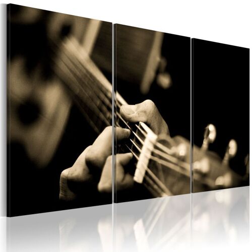 Tableau Imprimé "Son Magique de la Guitarre" 40 x 60 cm