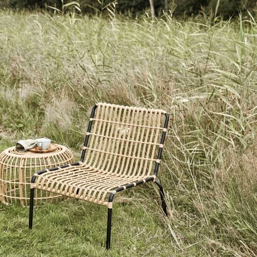 Chaise De Jardin En Osier Clair