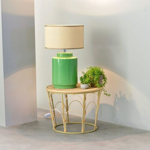 Lampe À Poser D'intérieur En Céramique Vert
