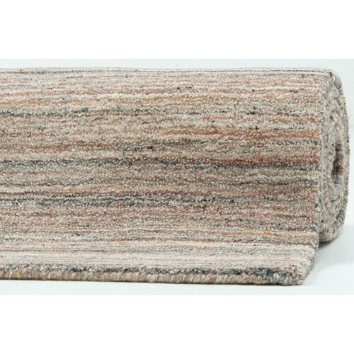 Tapis De Salon Tissé Main En Viscose Et Laine Rose 40x60 Cm