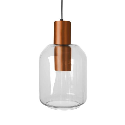 Suspension Tosel ,Métal,Bronce,H100xd14xp14 Cm