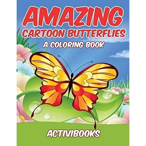 Amazing Cartoon Butterflies, A Coloring Book