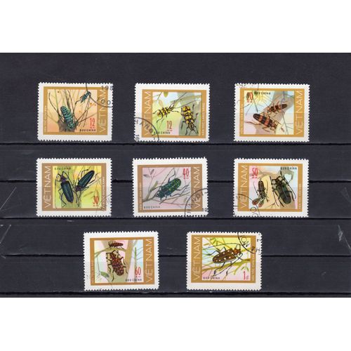 Timbres-Poste Du Viet-Nam (Coléoptères)