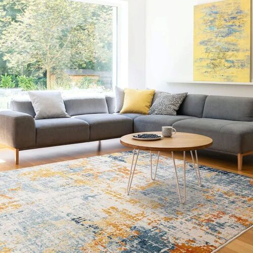 Tapis De Salon Moderne Multicolore 160x230 Cm