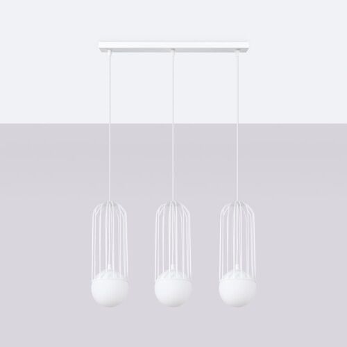 Applique Acier Blanc H 115 Cm