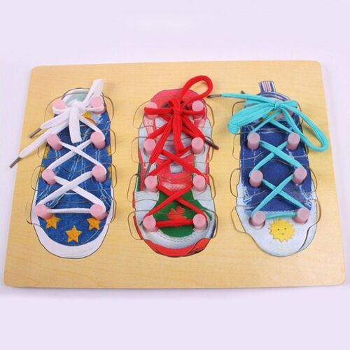 Puzzle En Bois Éducatif Montessori Pour Nourrissons, Matériel Sensoriel, Jouets Pour Nourrissons