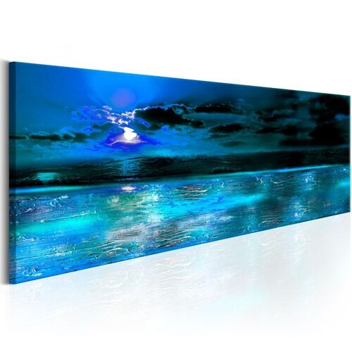 Tableau Imprimé "Sapphire Ocean" 50 x 150 cm