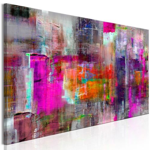 Tableau Imprimé "Pays de la Couleur" 45 x 135 cm