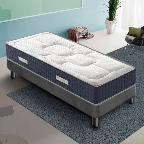 Matelas en mousse mémoire de forme 90x200 épaisseur 30 cm, 9 zones