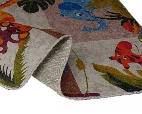 Tapis Polyester Multicolore 80 X 150 Cm