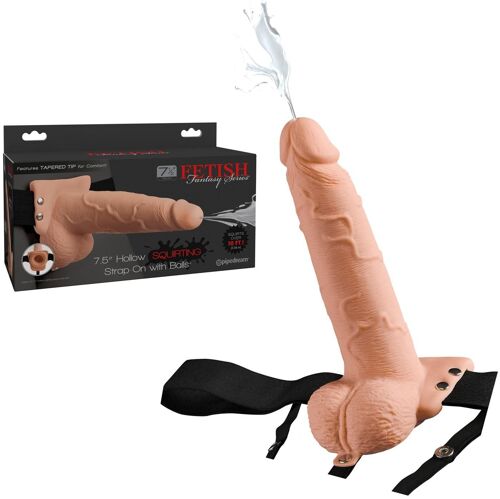 Gode Ceinture Creux Qui Ejacule Ff - 20 Cm D4 A 4.8 Cm Pipedream Usa