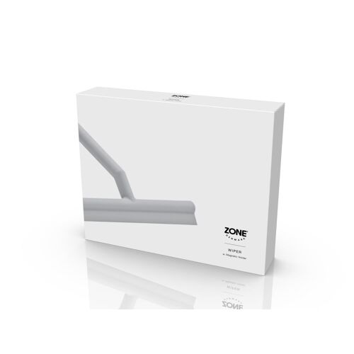 Raclette-vitre silicone/abs gris clair