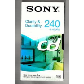 Cassette VHS SONY 240 CD