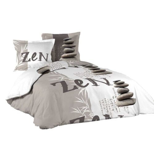 Parure De Lit 100% Coton Multicolore 220 X 240 Cm