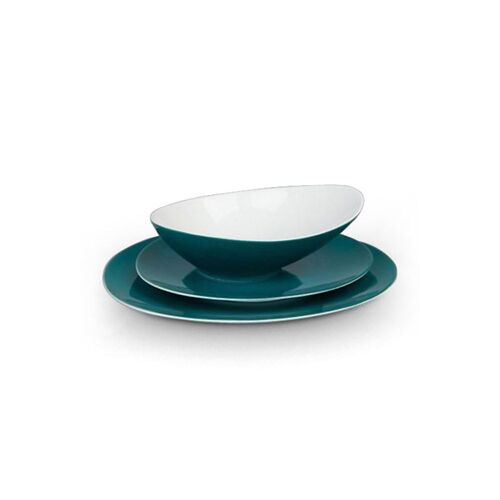 Service Vaisselle En Porcelaine Bleu