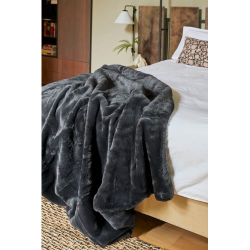 Plaid Polaire Noir 200x150