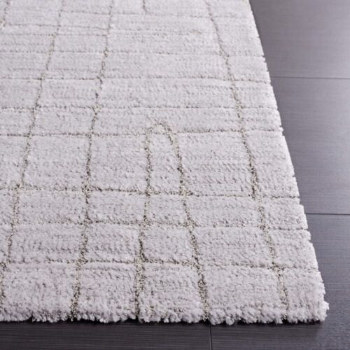 Tapis Polyester Light Grey / Grey 244 X 305 Cm
