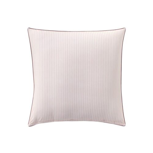 Taie D'oreiller Imprimée En Percale De Coton Rose 65x65