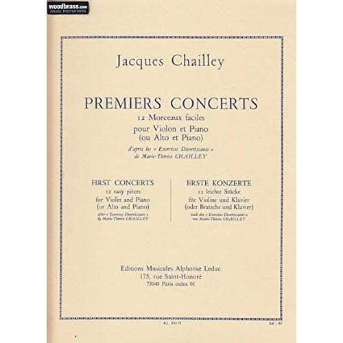 Premiers Concerts, 12 Morceaux Faciles / Conducteur