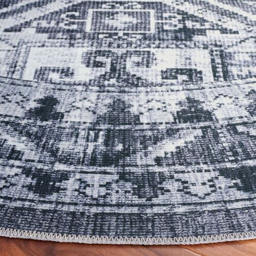 Tapis Polyester Grey Green / Ivory 183 X 183 Cm