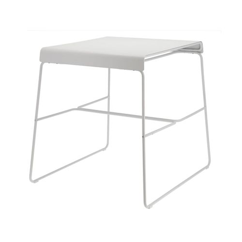 Table En Acier Laqué Gris Clair