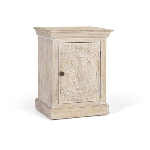 Petite Table En Bois De Manguier Finition Sable