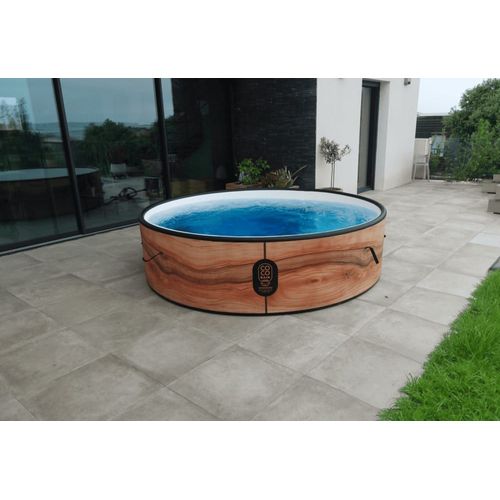 Piscine gonflable imitation bois 250cm