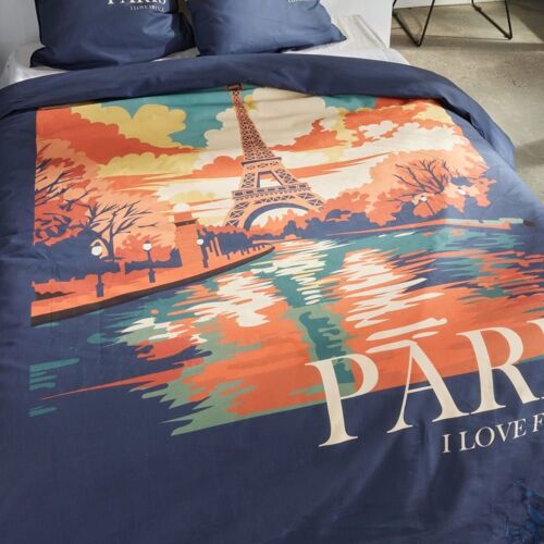Parure De Lit Imprimé Graphique Coton 220x240cm