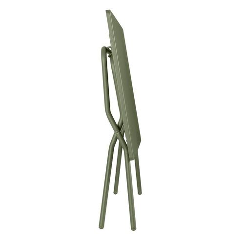 Table De Jardin Pliante En Acier Vert L70xl120xh72