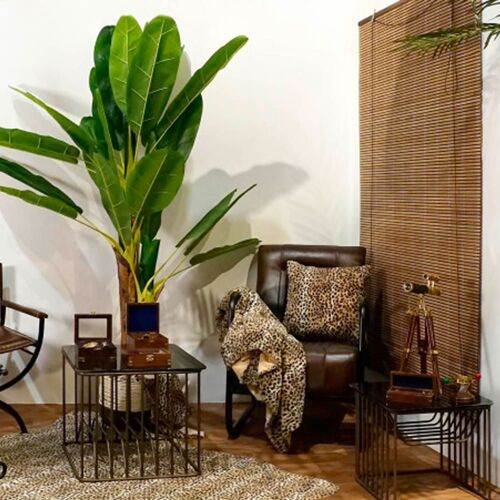 Store Enrouleur Intérieur En Bambou Foncé 60x2x175cm