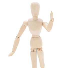 Mannequin bois articulé dessin 11x10x33cm