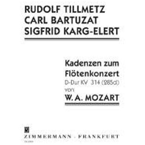 Cadenzas For The Flute Concert No. 2 D- Kv 314 / Recueil
