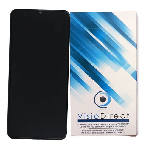 Ecran Complet Sur Chassis Pour Samsung Galaxy A70 Sm-A705f Taille 6.7" Noir Telephone Portable -Visiodirect-