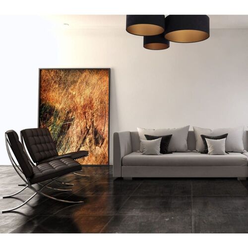 Plafonnier Tissu Noir