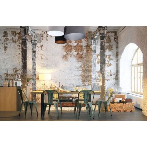 Plafonnier Tissu Gris