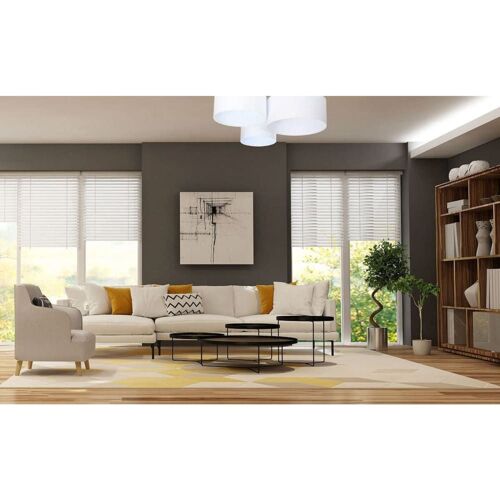 Plafonnier Tissu Blanc