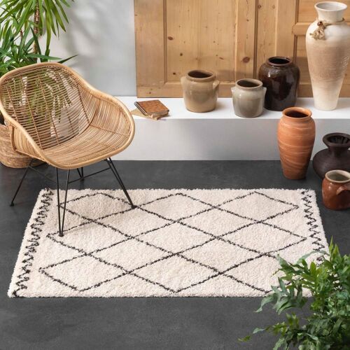 Tapis Rectangle 120x170cm Beige