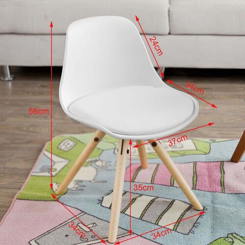 Chaise pour enfant blanche en bois
