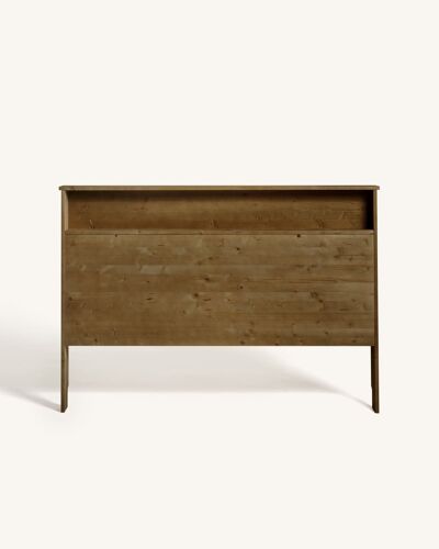 Tête de lit avec rangement pour lit 150 cm couleur marron