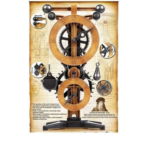 Horloge Léonard De Vinci-Academy