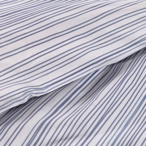 Parure De Lit Imprimé Rayures Coton 220x240 Cm