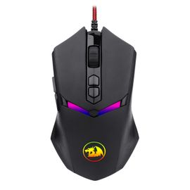 Souris Gamer Redragon NEMEANLION2 (M602-1) 7 boutons, 7200 DPI, optique, filaire USB, rétroéclairage LED