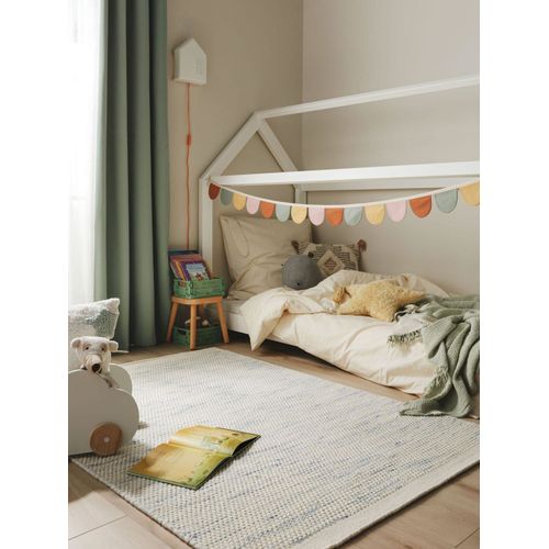 Tapis Enfant Bleu Clair/Blanc 90x130