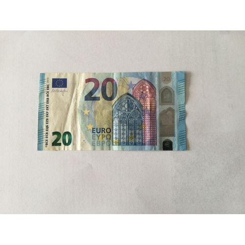 Billet 20 Euros Avec Palindrome