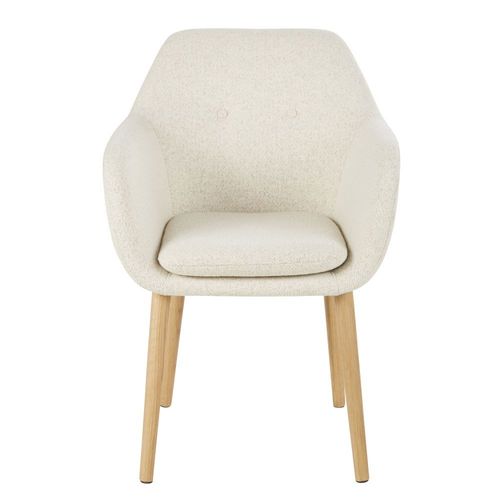 Fauteuil De Table Bouclettes Écrues